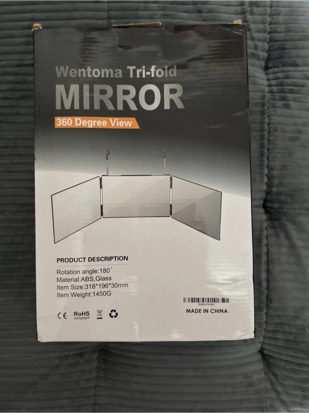 Mirror in Silver - 360 Degree View